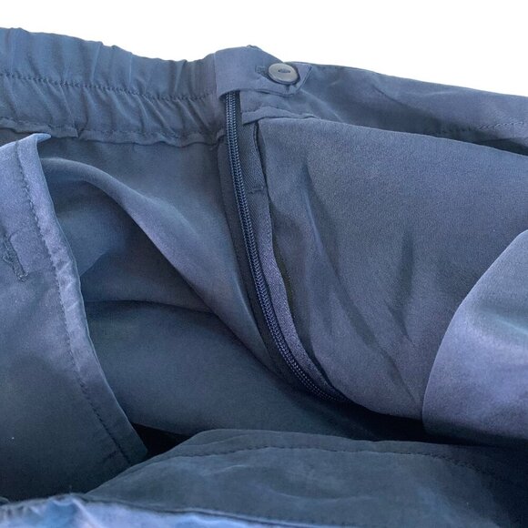 J. Jill Wide Leg Cropped Pants in Navy Blue Back Pockets Women's XL - Picture 4 of 7